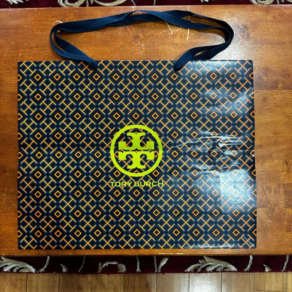 Tory Burch Large Gift Shopping Tote Bag Authentic 16 x 12" x 6"